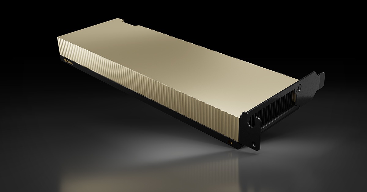 NVIDIA L4 24GB GPU accelerator